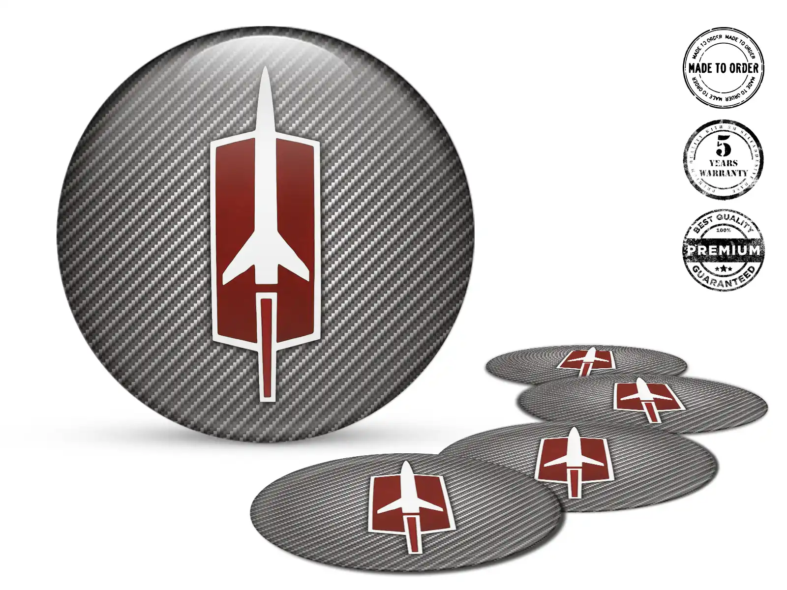 Oldsmobile Felgenaufkleber Edition Epoxy-Dome-Upgrade